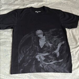 Anime Ichigo Black Graphic T-Shirt
